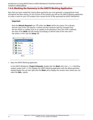 Comprehensive ANSYS Fluent Tutorial Guide for Fluid Flow and Heat ...