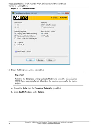 Comprehensive ANSYS Fluent Tutorial Guide for Fluid Flow and Heat ...