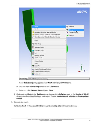 Ansys fluent tutorial guide R 15 | PDF