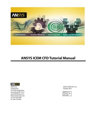 ANSYS 2022 ICEMCFD meshing tutorial -step by step | PDF