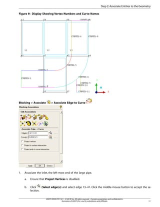 ANSYS 2022 ICEMCFD meshing tutorial -step by step | PDF
