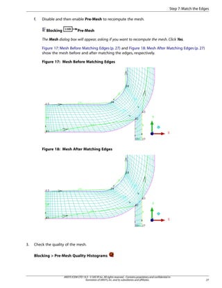 ANSYS 2022 ICEMCFD meshing tutorial -step by step | PDF