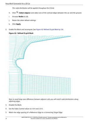 ANSYS 2022 ICEMCFD meshing tutorial -step by step | PDF