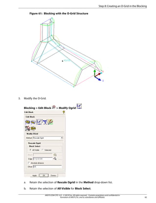 ANSYS 2022 ICEMCFD meshing tutorial -step by step | PDF
