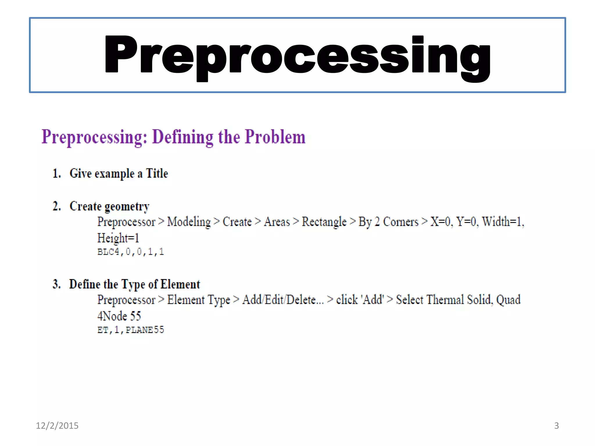Preprocessing
12/2/2015 3
 