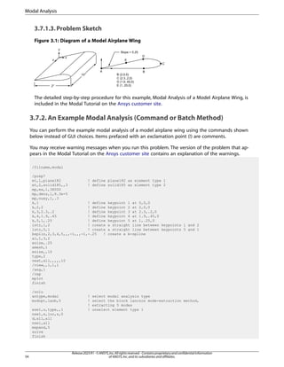 Comprehensive Structural Analysis Guide Using ANSYS 2025 R1 | PDF