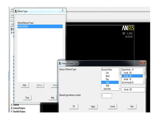 Ansys plate with central hole 1