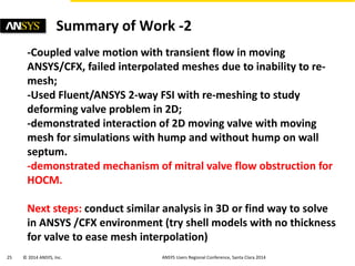 Simulations of Hypertrophic Obstructive Cardiomyopathy (HOCM) in a ...