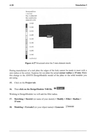 Ansys workbench tutorial release 10 kent l. lawrence | PDF