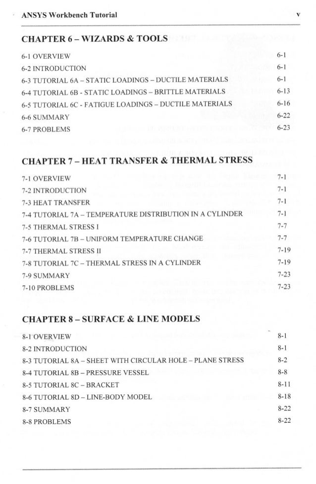 ansys tutorial release 10 Ansys workbench tutorial release 10 kent l. Lawrence.