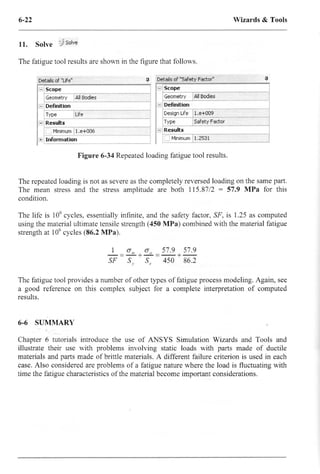 Ansys workbench tutorial v.10