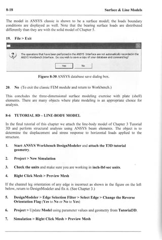 Ansys workbench tutorial v.10