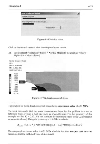 Ansys workbench tutorial v.10