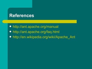Ant - Another Neat Tool | PPT