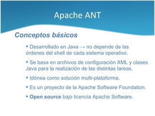 Breve introducción a Apache Ant | PDF