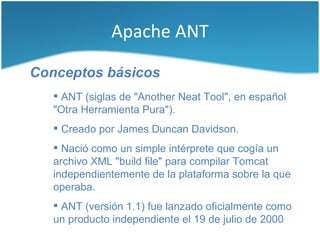 Breve introducción a Apache Ant | PDF