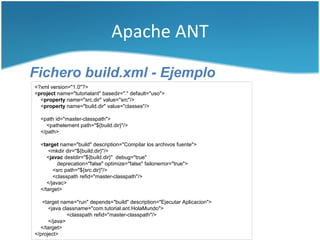 Breve introducción a Apache Ant | PDF