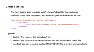 Comprehensive Guide to Apache Ant Build Tool for Java Projects | PPTX