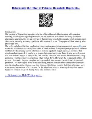 Repulsive Ant Ant-Colony Analysis Paper | PDF