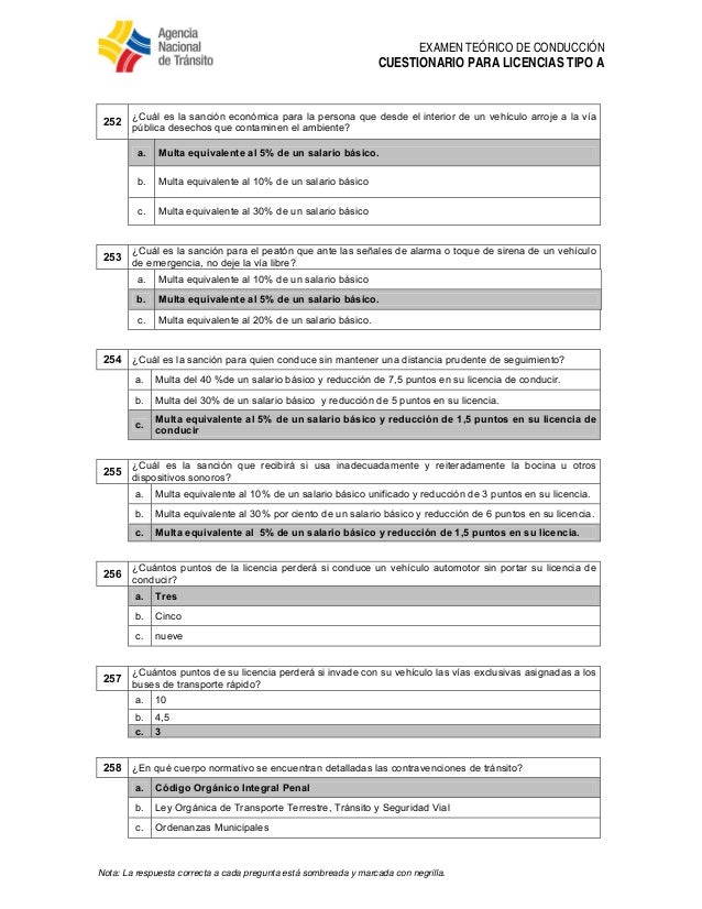 preguntas ant licencia tipo b pdf ant preguntas para licencia tipo a preguntas ant licencia tipo b pdf ant preguntas para licencia tipo a