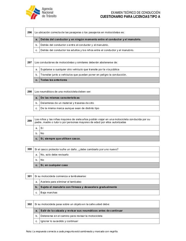 preguntas de ant tipo c ant preguntas para licencia tipo a preguntas de ant tipo c ant preguntas para licencia tipo a