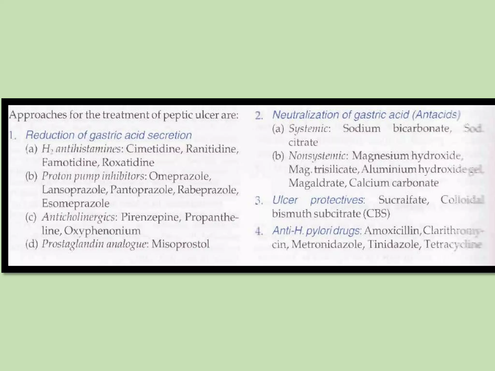 Antacids and peptic ulcer PPT