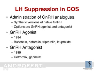 GnRH agonist versus antagonist and impact on cycle outcome | PDF