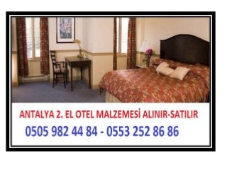 ANTALYA 2. EL OTEL MALZEMESİ
 