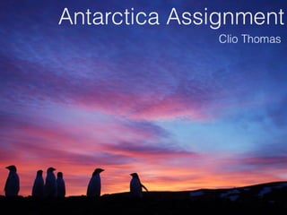 Antarctica Assignment