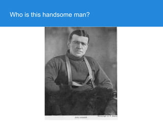 Who is this handsome man?
 