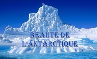 LA BELLEZA DEL ANTÁRTIDA
LL