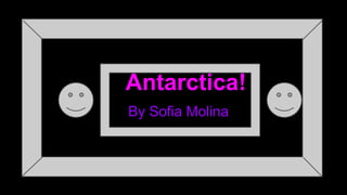 Antarctica!
By Sofia Molina

 