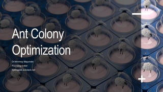 Ant Colony
Optimization
Dr.Mrinmoy Majumder
Founding Editor
hydrogeek.substack.net
 