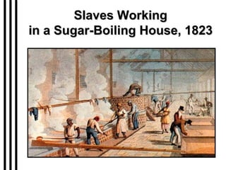 Slaves Working in a Sugar-Boiling House, 1823 