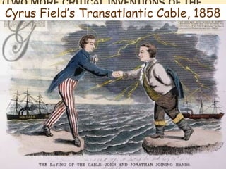 Cyrus FFiieelldd’’ss TTrraannssaattllaannttiicc CCaabbllee,, 11885588 
Samuel Morse’s Telegraph in 1840 
 