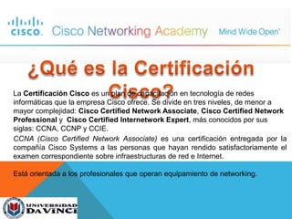 Antecedentes de CNA Cisco