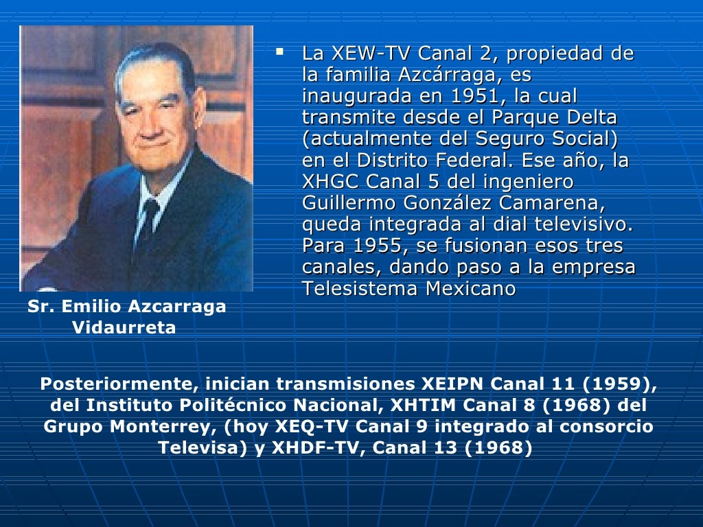 Antecedentes Historicos De La Television En Mexico