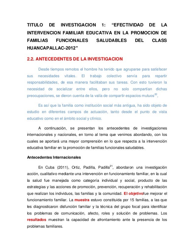 Antecedentes de investigacion ejemplo 2 enfermeria