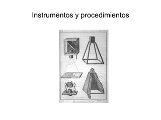 Instrumentos y procedimientos
 