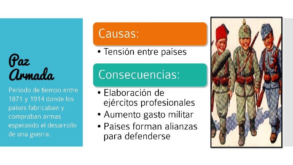 Causas De La Primera Guerra Mundial Causas De La Primera Guerra Mundial
