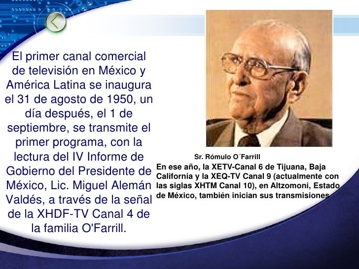 Antecedentes de la television en mexico