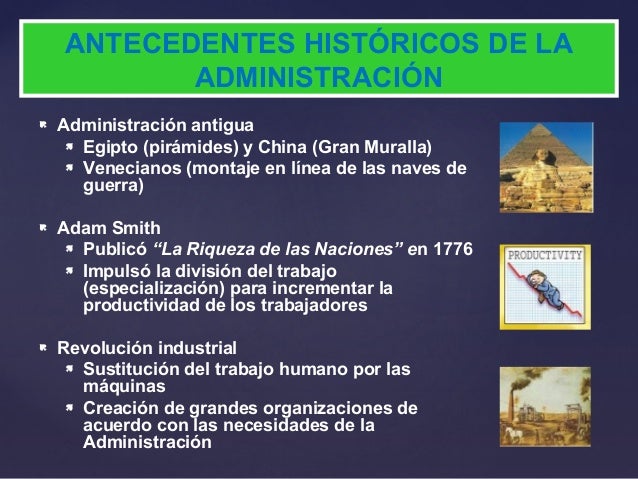 Antecedentes históricos Antecedentes históricos