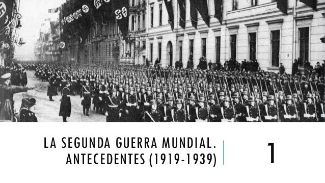 Antecedentes segunda guerra mundial