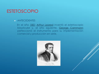 Microscopio, estetoscopio y rayos X | PPTX