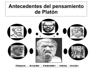 Antecedentes del pensamiento de Platón 