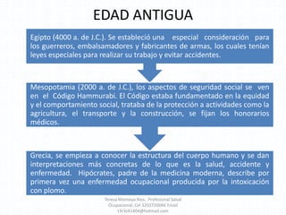 EDAD ANTIGUATeresa Montoya Ríos,  Profesional Salud Ocupacional, Cel 3202720046 Email t3r3s41404@hotmail.com