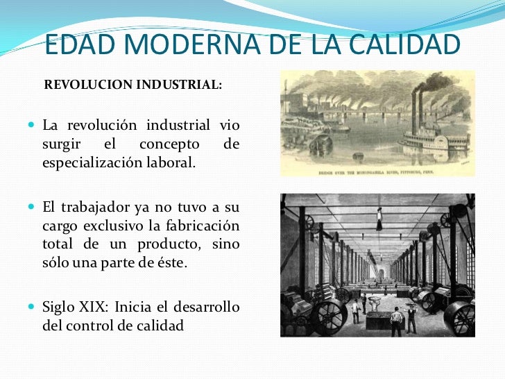 Antecedentes y gurus calidad