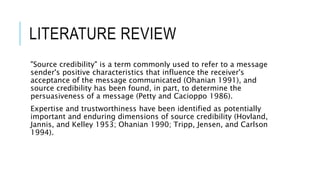 Antecedents and consequences of web advertising credibility | PPTX