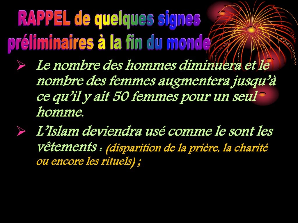 13 Antechrist Intro Aux Grands Signes De La Fin Du Monde