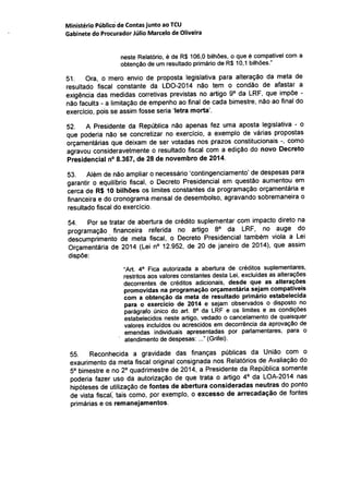 A íntegra do flagrante crime de dilma